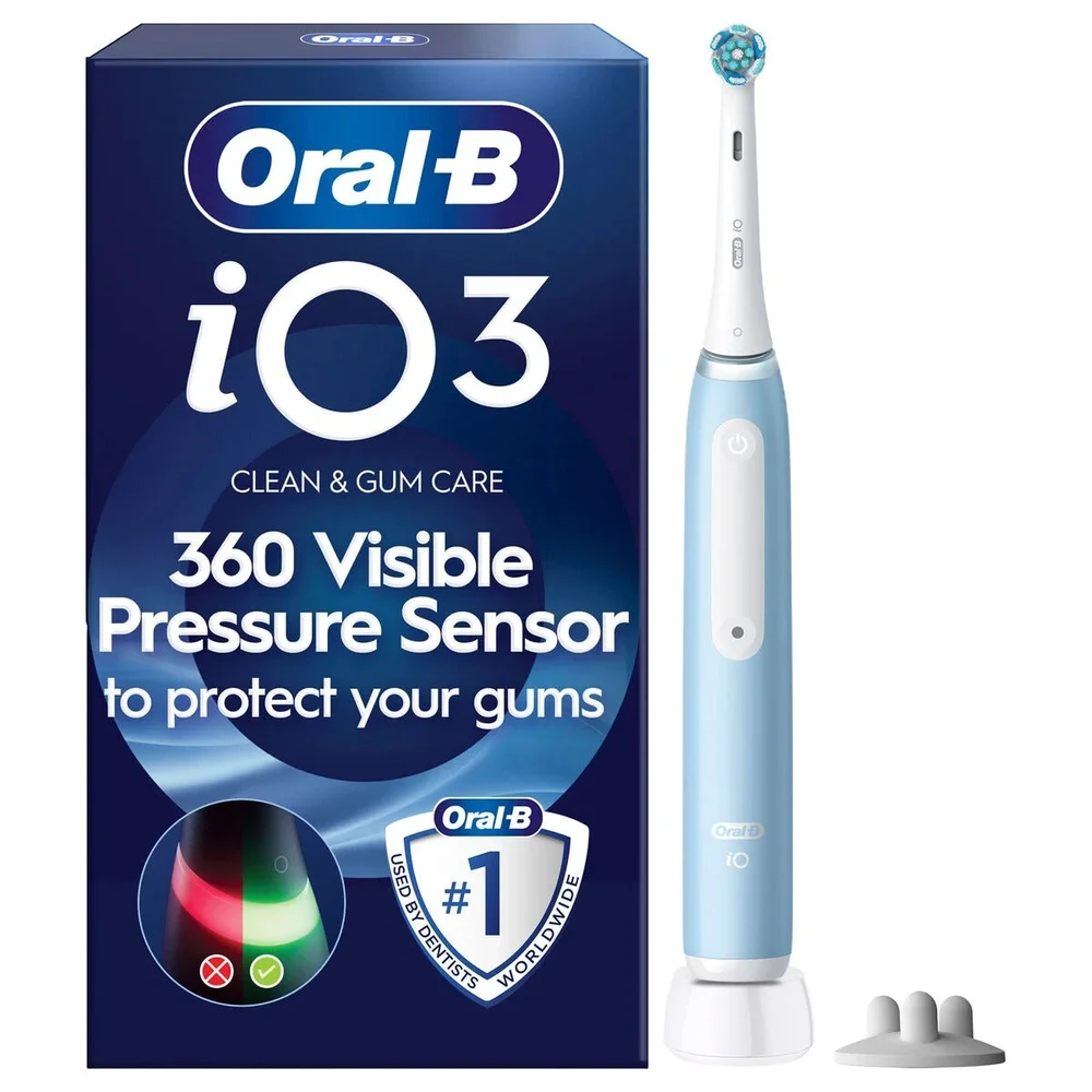 Oral-B iO 3S elektrisk tannbørste, Lyseblå Oral-B iO 3S elektrisk tannbørste, Lyseblå