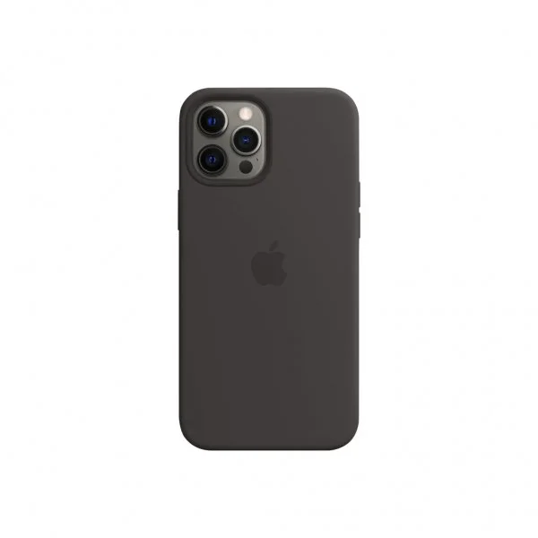 Apple Original iPhone 12 Pro Max Deksel Silicone Case MagSafe Svart v:4010461