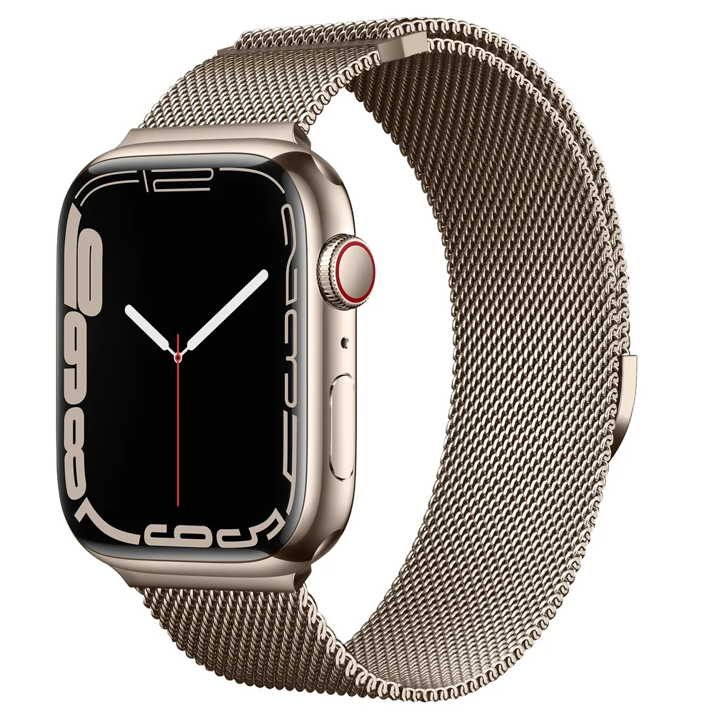 Apple Watch Series 4-6 40mm Reim Milanese Loop, Champagnegull