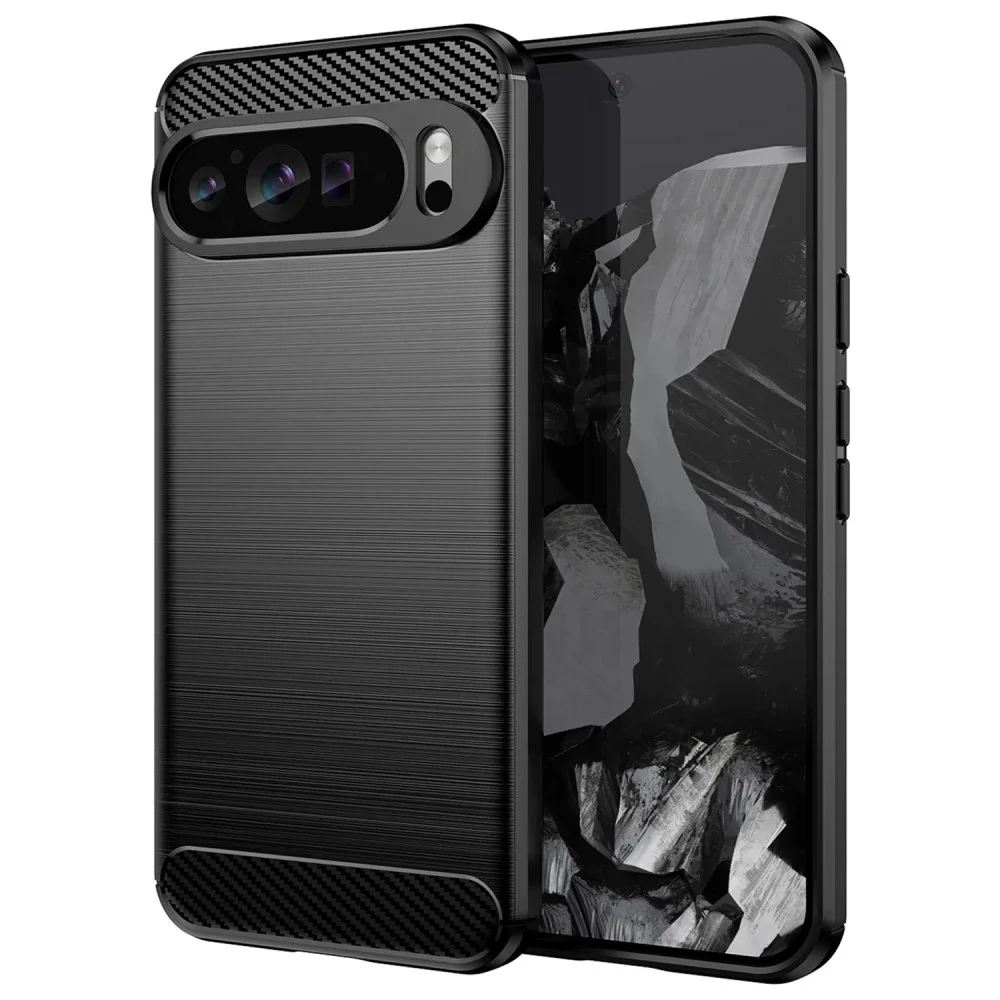 tectTech Google Pixel 9 Pro XL TPU-deksel Brushed, Svart