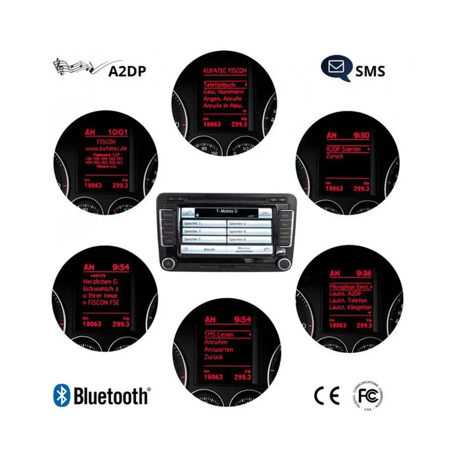FISCON PRO Blåtann handsfreesett v:8381078 FISCON PRO Blåtann handsfreesett v:8381078