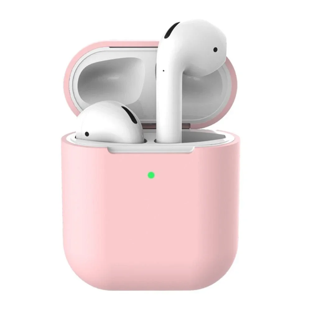 Apple AirPods Tynt silikondeksel, Rosa
