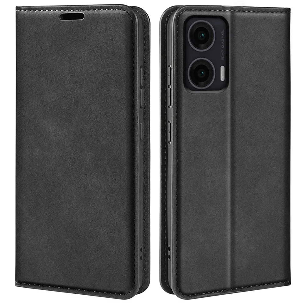 Motorola Moto G35 Slankt etui med kortlomme, Svart Motorola Moto G35 Slankt etui med kortlomme, Svart