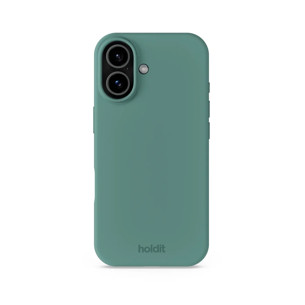 Holdit iPhone 17 Silicone Case, Moss Green