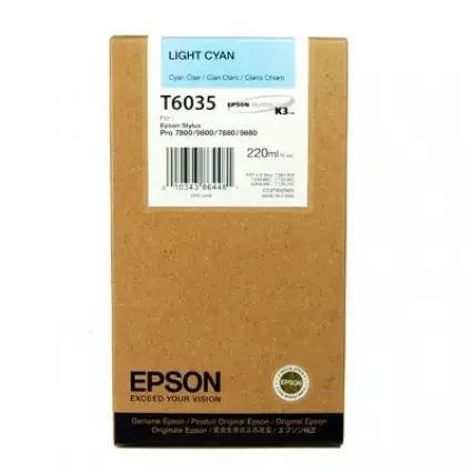Epson T6035 Lys Cyan 220ml v:4264610