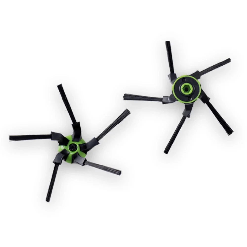 Sidebørster i 2-pakning - passer til iRobot Roomba S9, Svart