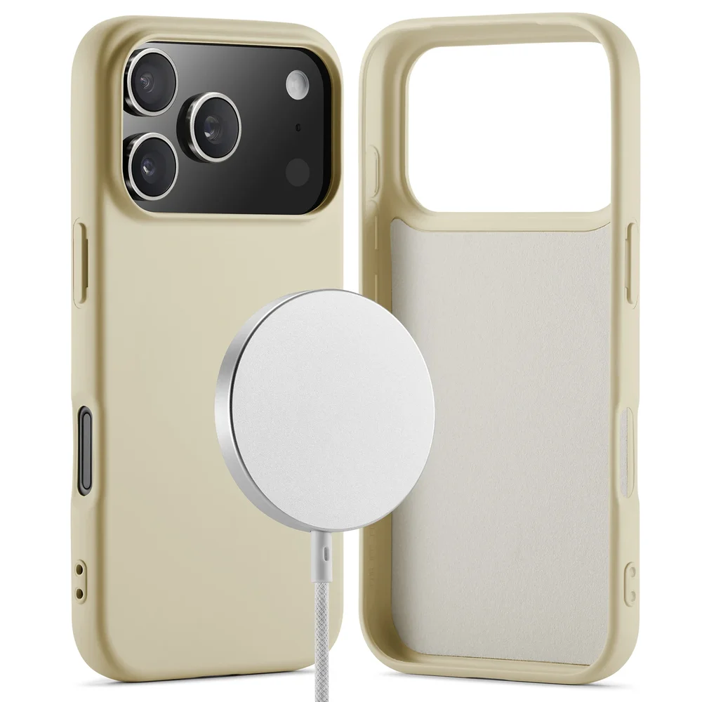 Mobique iPhone 17 Pro MagSafe Deksel, Beige