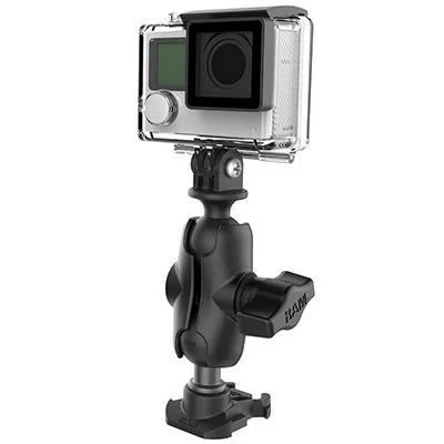 RAM MOUNT GOPRO BASE & CAMERA ADAPTER W/ SHRT ARM v:3185533