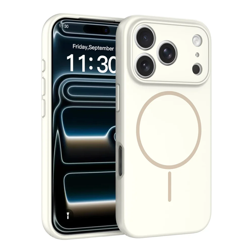 iPhone 18 Pro MagSafe-deksel SoftArmor, Beige