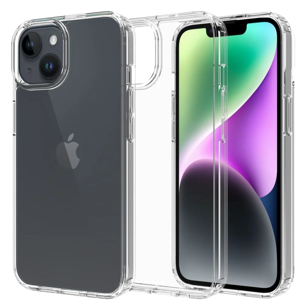 Mobique iPhone 13 Mini Crystal Hybrid-deksel, Gjennomsiktig
