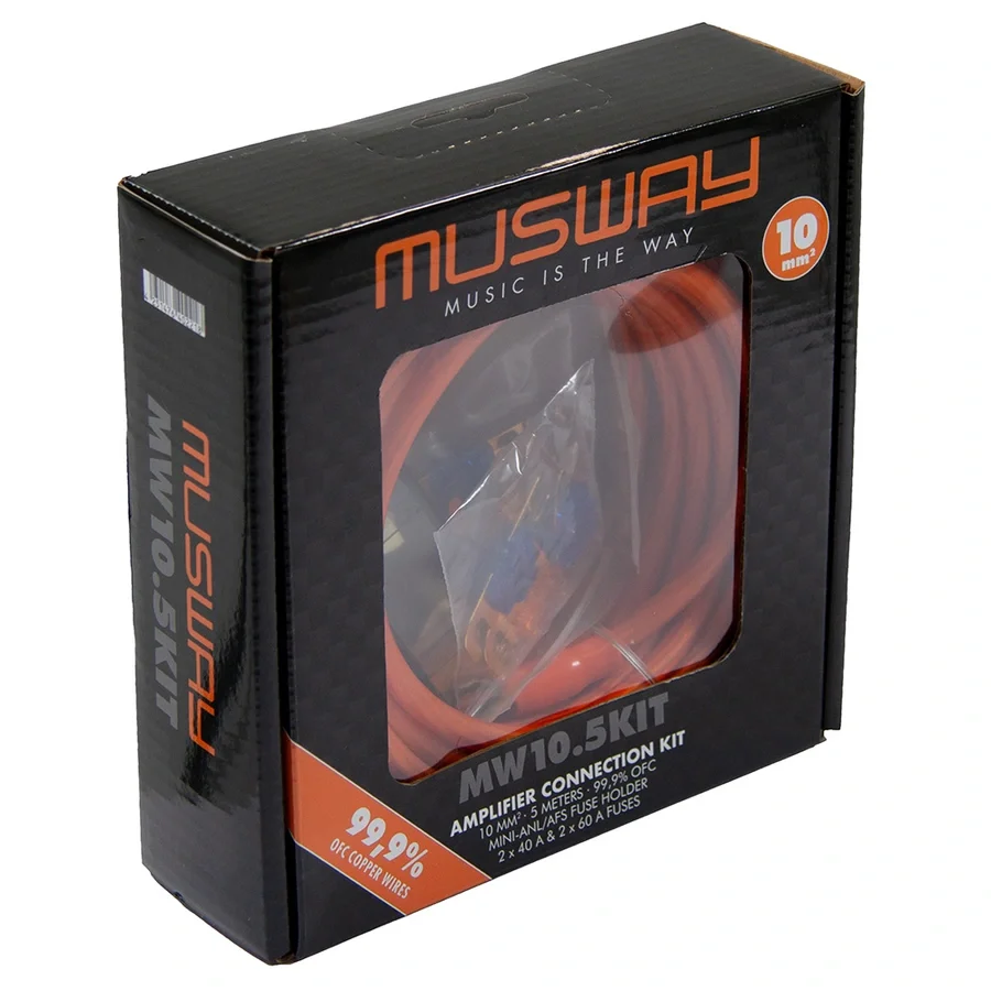 Musway MW10.5KIT strømkabelsett 10mm2 v:1270276 Musway MW10.5KIT strømkabelsett 10mm2 v:1270276