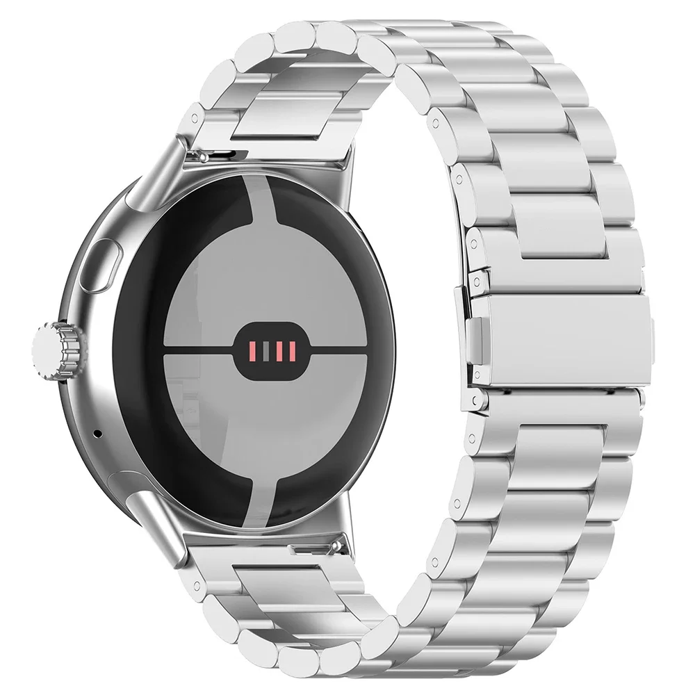 Google Pixel Watch Stilig reim i titan, Sølv Google Pixel Watch Stilig reim i titan, Sølv
