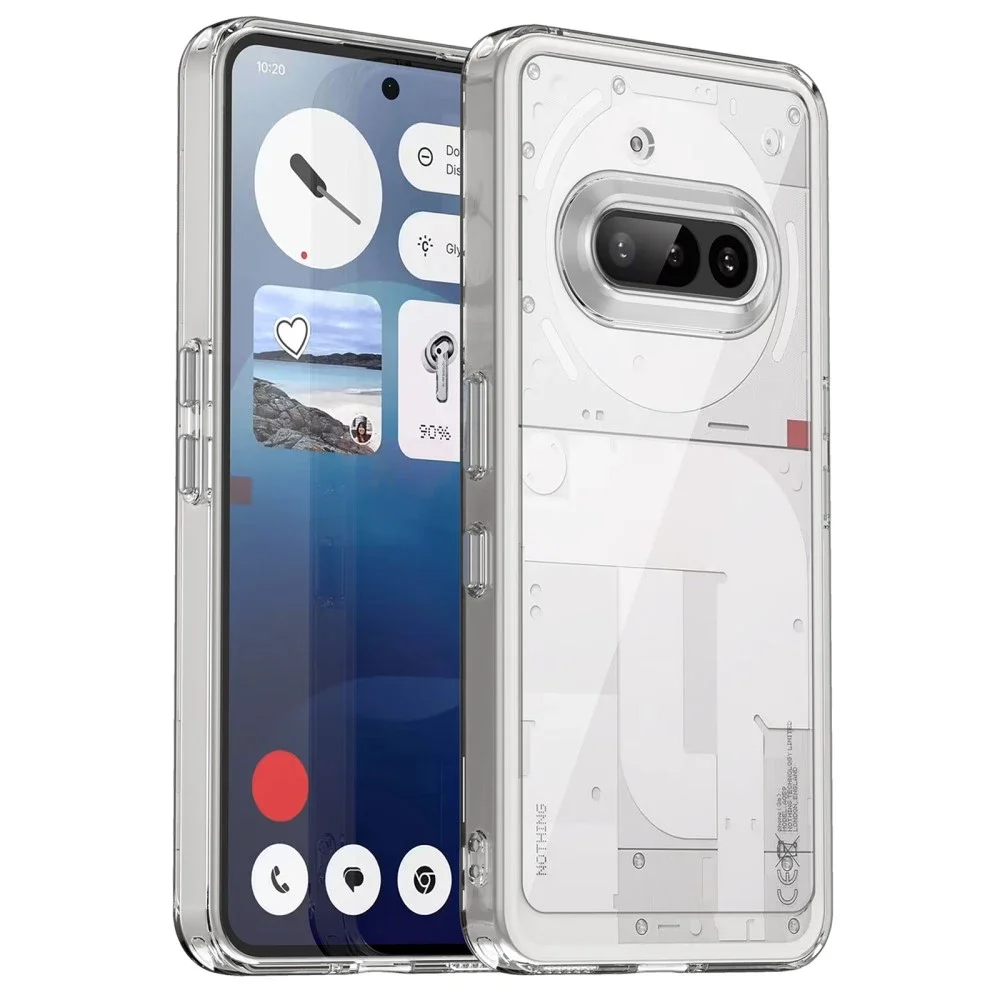tectTech Nothing Phone 3a Crystal Hybrid-deksel, Gjennomsiktig