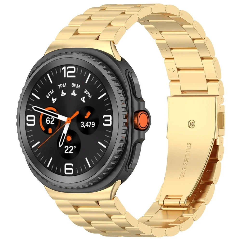 Samsung Galaxy Watch 9 44mm Elegant lenkereim i metall, Gull