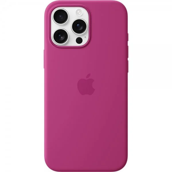 Apple Original iPhone 16 Pro Max Deksel Silicone Case MagSafe Fuchsia v:6643059