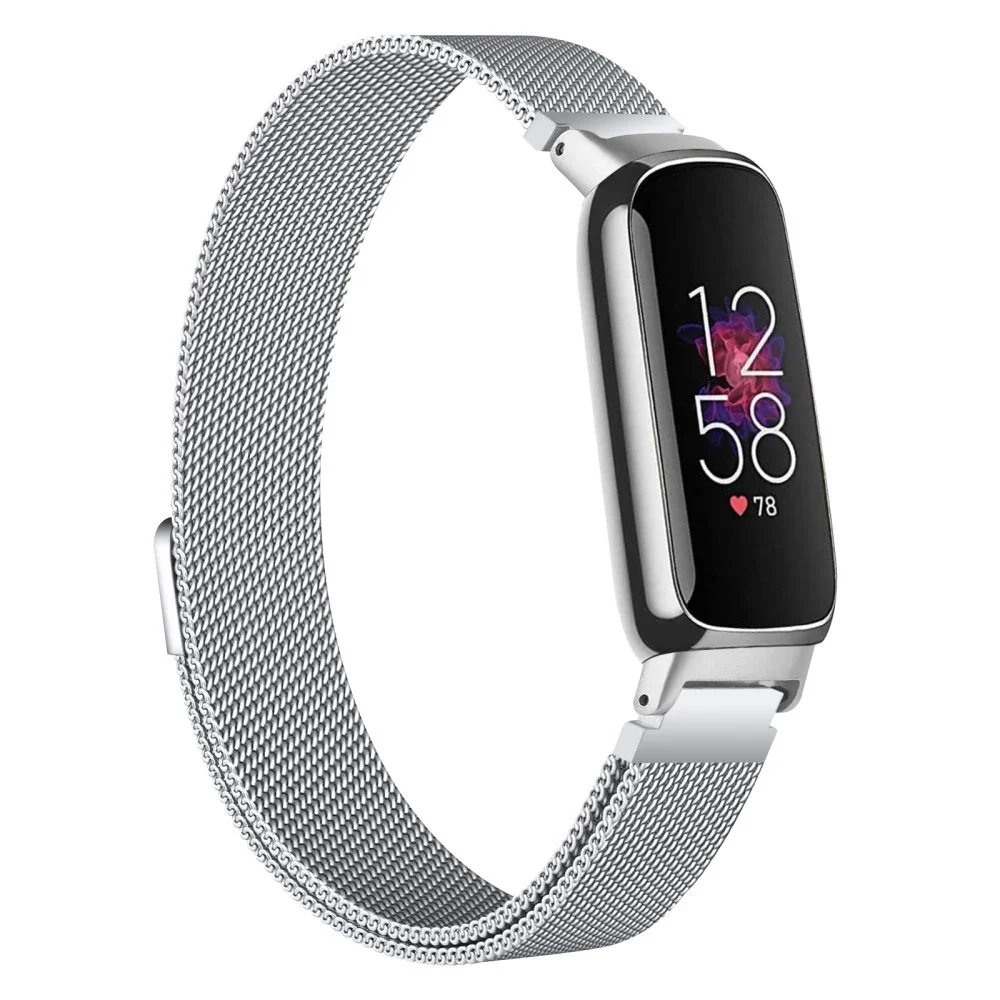 Fitbit Inspire 3 Reim Milanese Loop, Sølv Fitbit Inspire 3 Reim Milanese Loop, Sølv