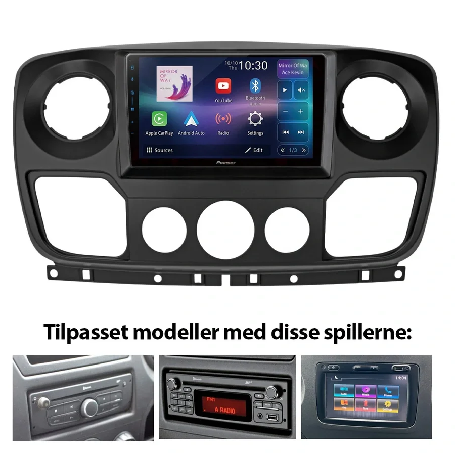 Pioneer 9" Perfect Fit spiller Renault v:7269057