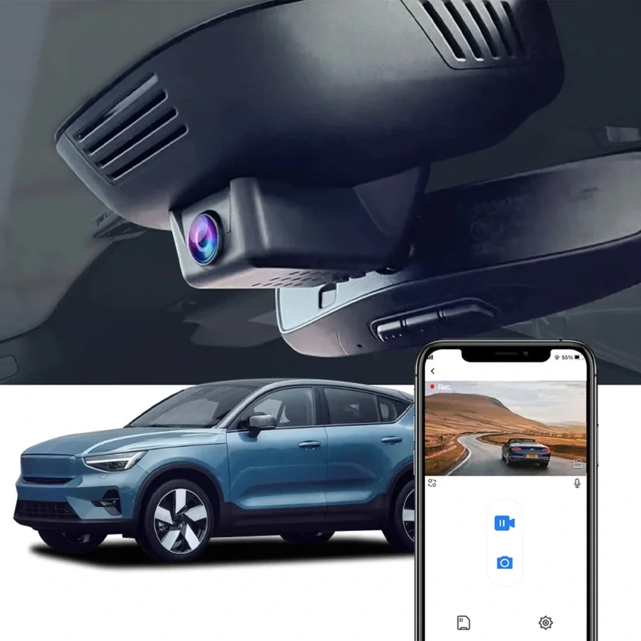 FITCAMX Integrert Plug & Play 4K Dashcam v:6885810