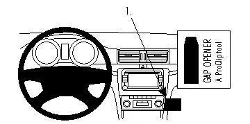 BRODIT BRODIT ProClip Skoda Superb 09- angled mount v:2381003