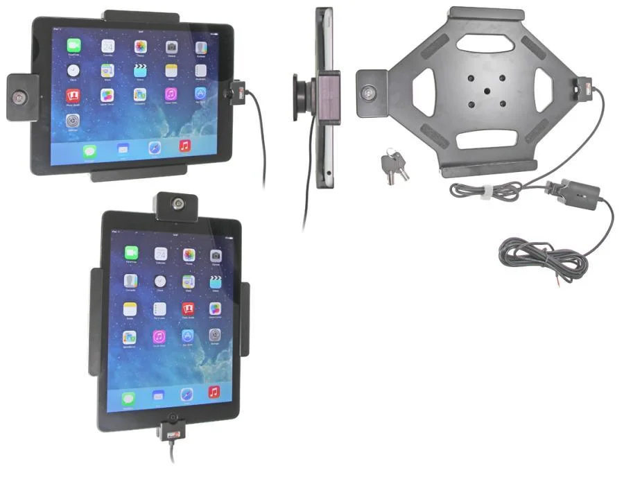 BRODIT BRODIT Aktiv Bilholder iPad Air m/lås Aktiv holder for fast v:4422937