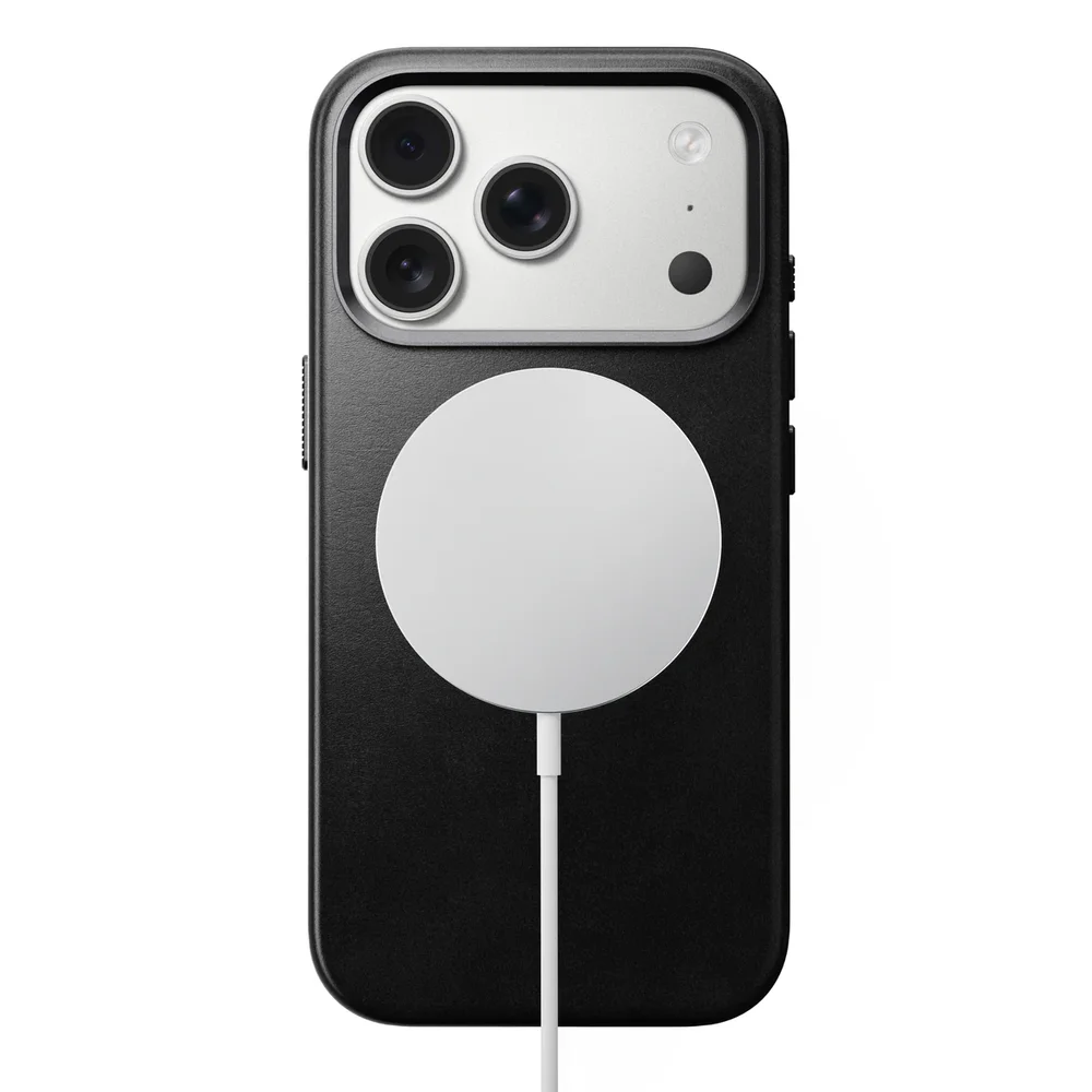 Nomad iPhone 17 Pro MagSafe-Deksel - Traditional Horween Leather Black