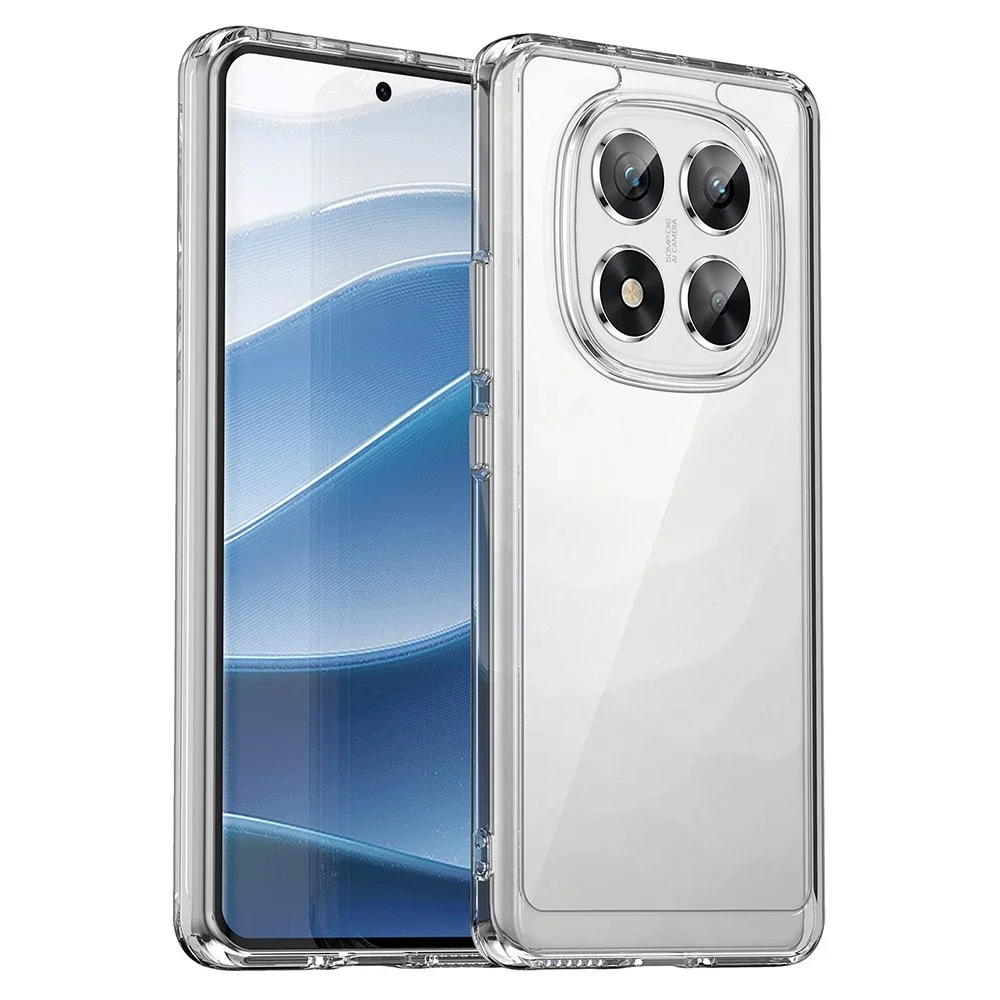 tectTech Xiaomi Redmi Note 14 Pro Crystal Hybrid-deksel, Gjennomsiktig