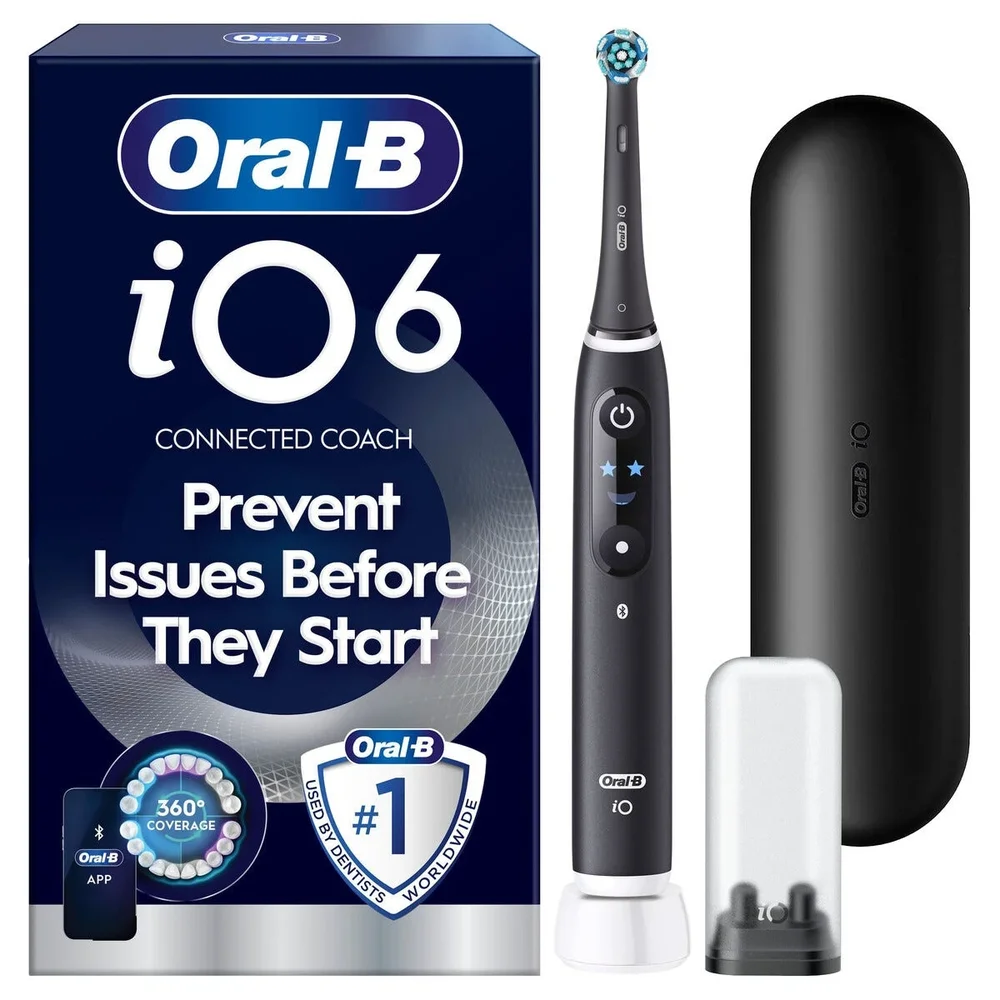 Oral-B iO 6 elektrisk tannbørste, Svart