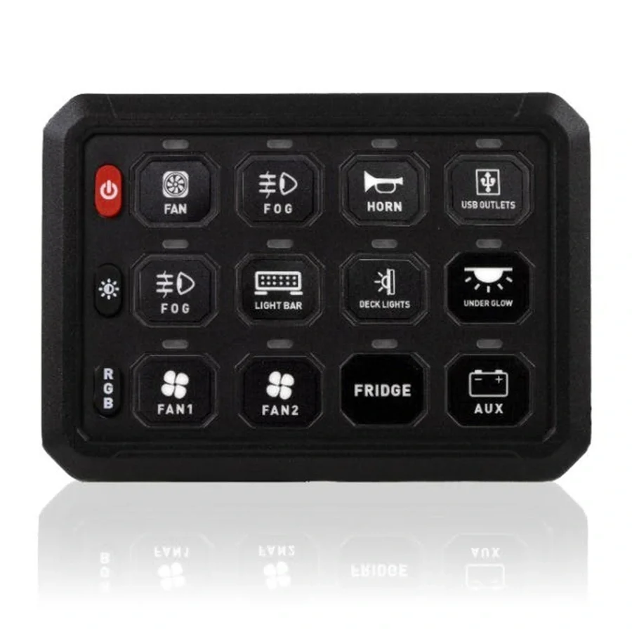 Lumen 12 bryterpanel med strømfordeling v:6573155 Lumen 12 bryterpanel med strømfordeling v:6573155
