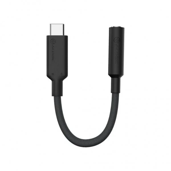 ALOGIC Elements Pro 10cm USB-C til 3.5mm Lydadapter Svart v:8006666