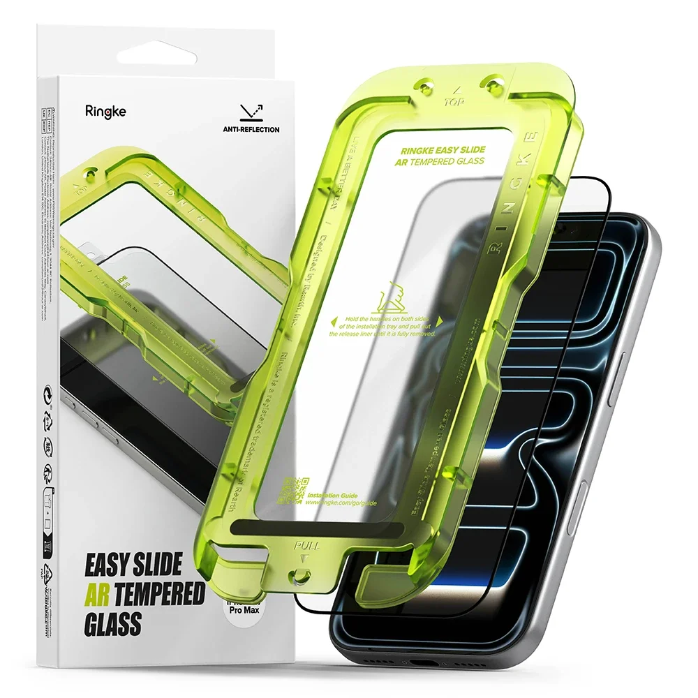 Ringke iPhone 18 Pro Max Anti-refleks skjermbeskytter i glass