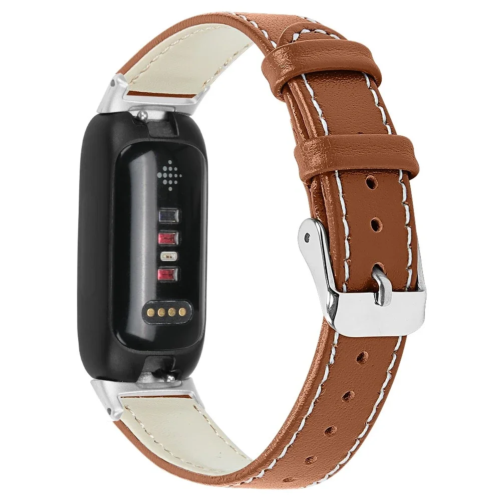 Fitbit Inspire 3 Reim i ekte skinn, Brun Fitbit Inspire 3 Reim i ekte skinn, Brun