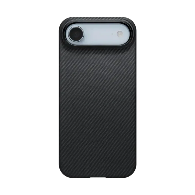 Pitaka iPhone Air MagSafe Edge-deksel i aramidfiber, Svart