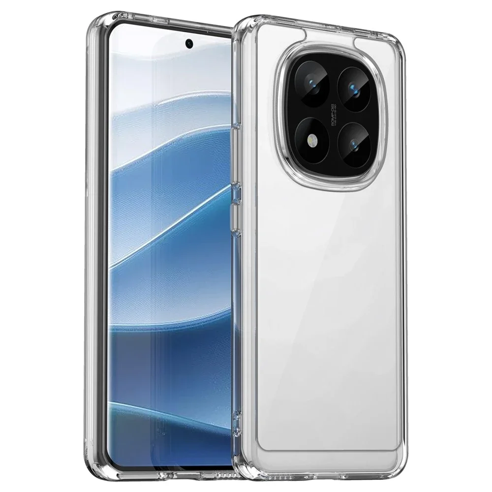 tectTech Xiaomi Redmi Note 14 Pro Plus Crystal Hybrid-deksel, Gjennomsiktig