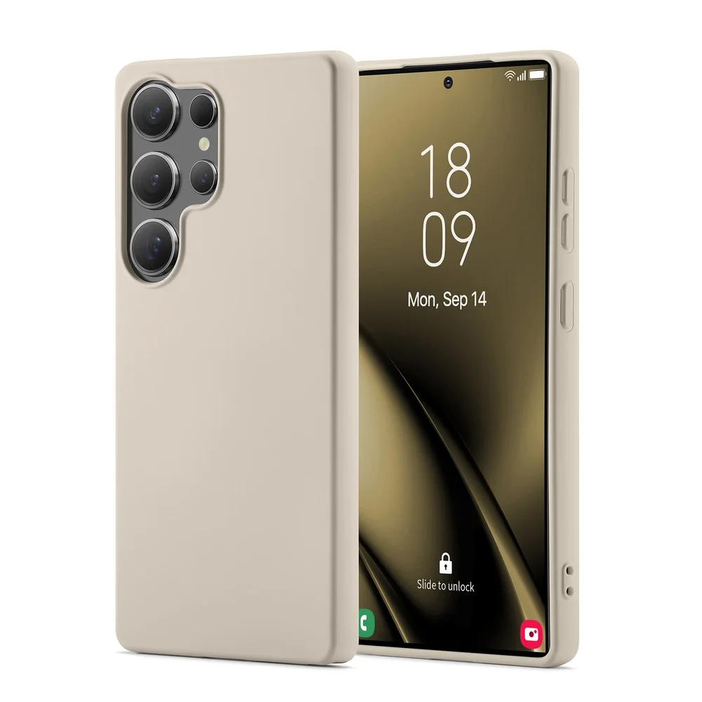 Mobique Samsung Galaxy S25 Ultra Deksel, Beige