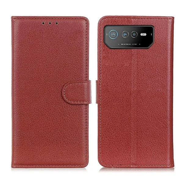 Asus ROG Phone 6 Etui med Stativ Brun v:3195842