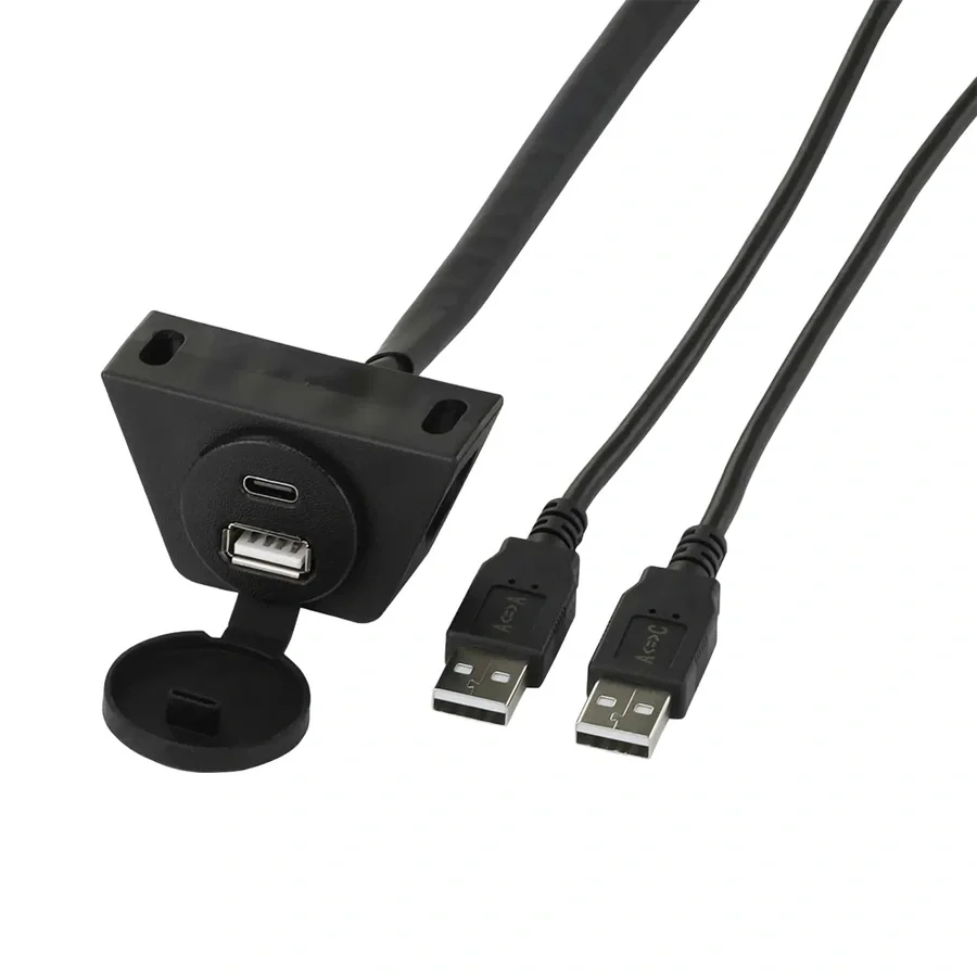 RetroSound USB skjøteledning – Sort v:5500327