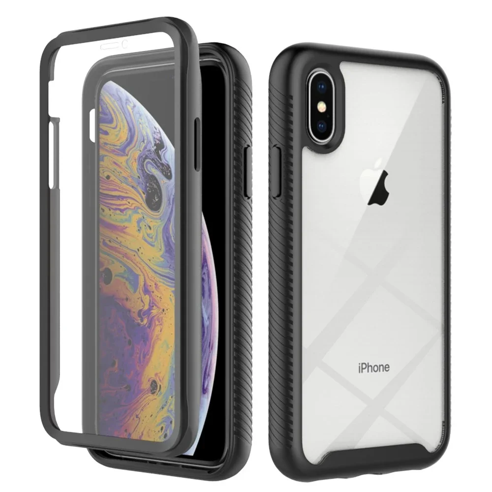 iPhone X/XS Deksel Full Protection, Svart iPhone X/XS Deksel Full Protection, Svart