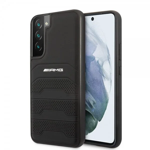 AMG Samsung Galaxy S22 Plus Deksel Debossed Lines Svart v:5746773