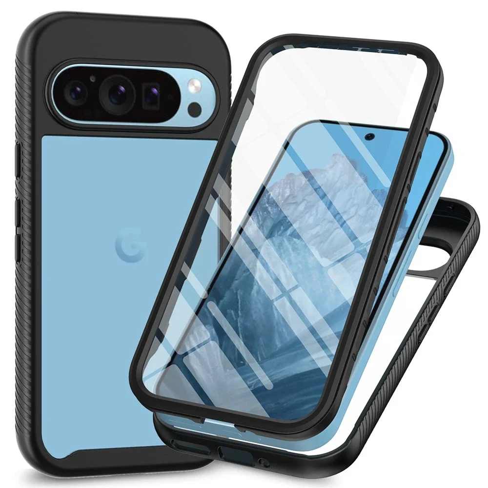 Google Pixel 10 Pro Deksel Full Protection, Svart