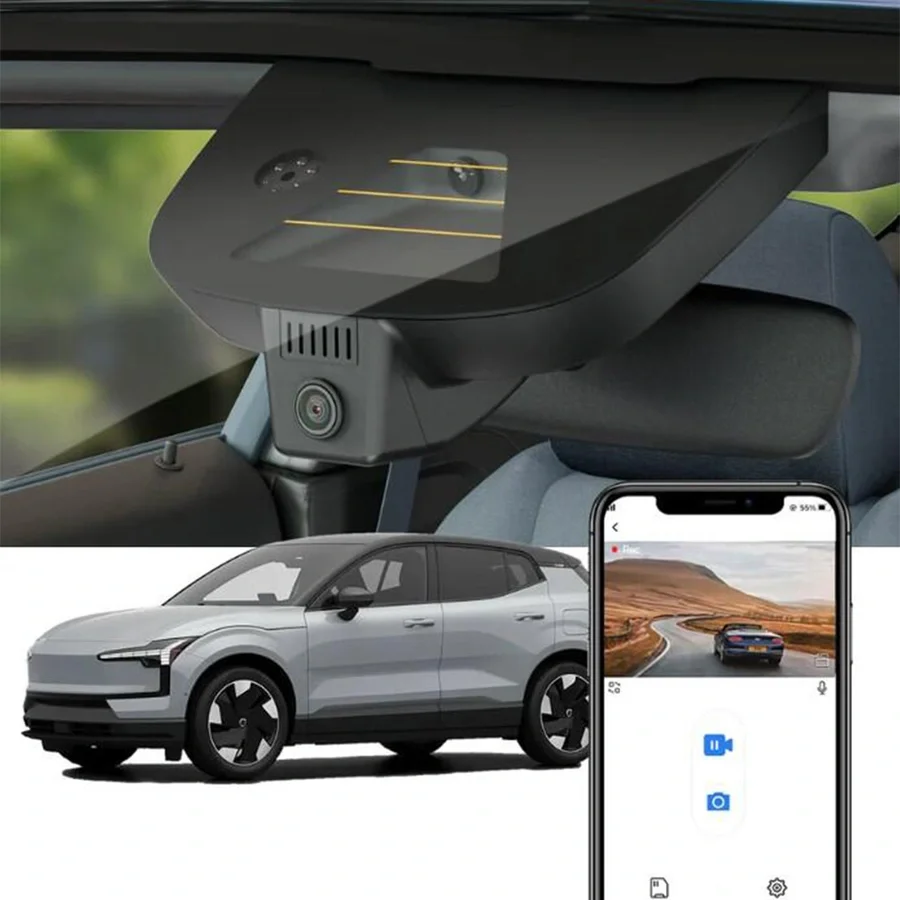 FITCAMX Integrert Plug & Play 4K Dashcam v:7366600