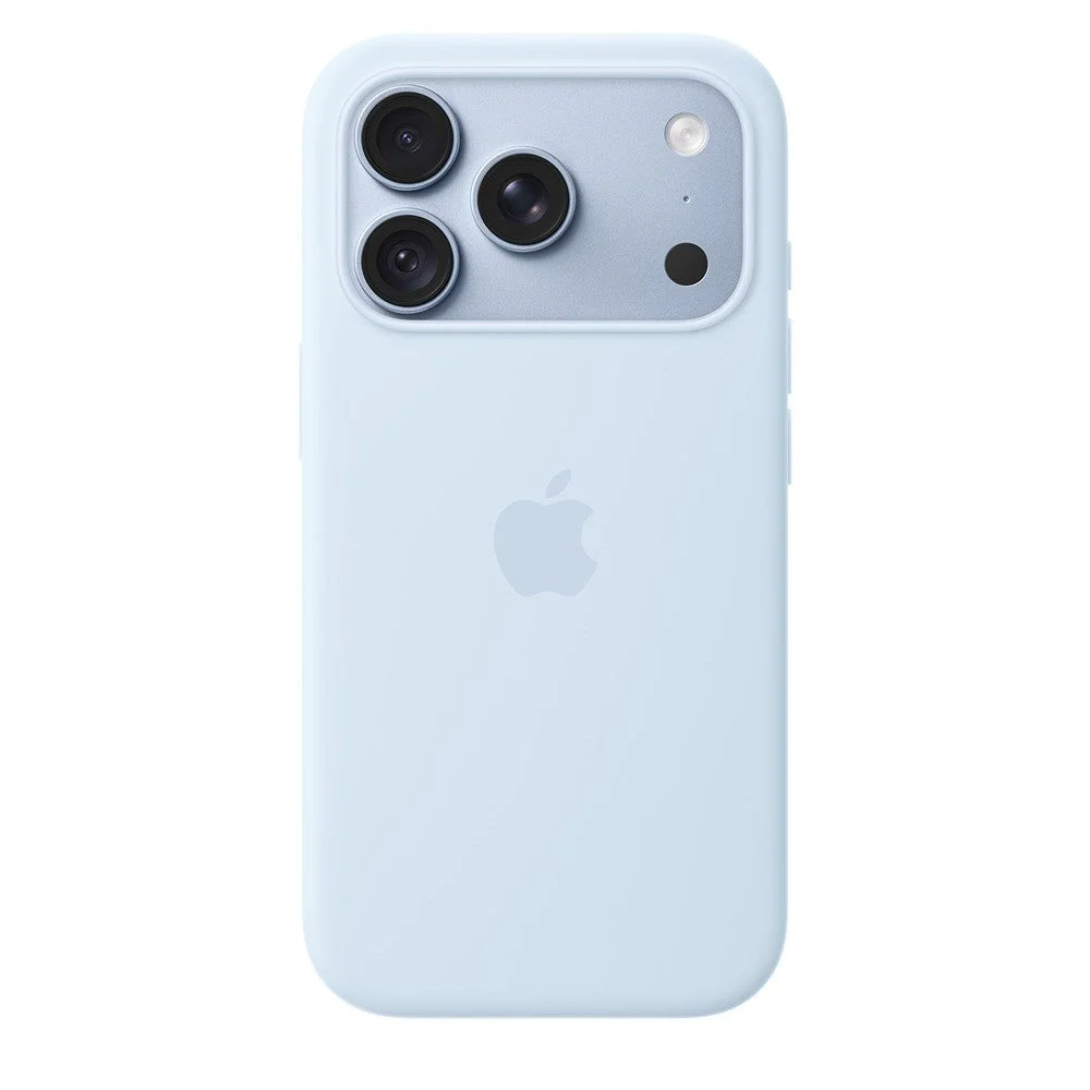 Apple Original iPhone 18 Pro Deksel i silikon med MagSafe Crisp Blue v:1988409