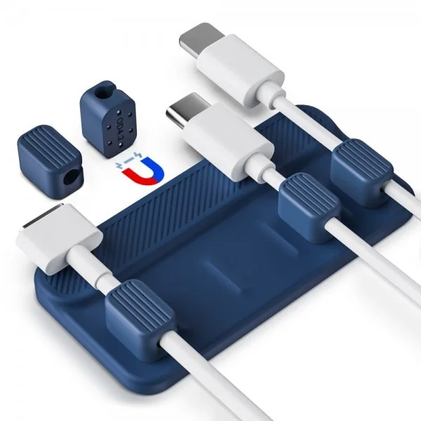 Ahastyle Kabelholder WG104 Magnetisk Blå v:576545