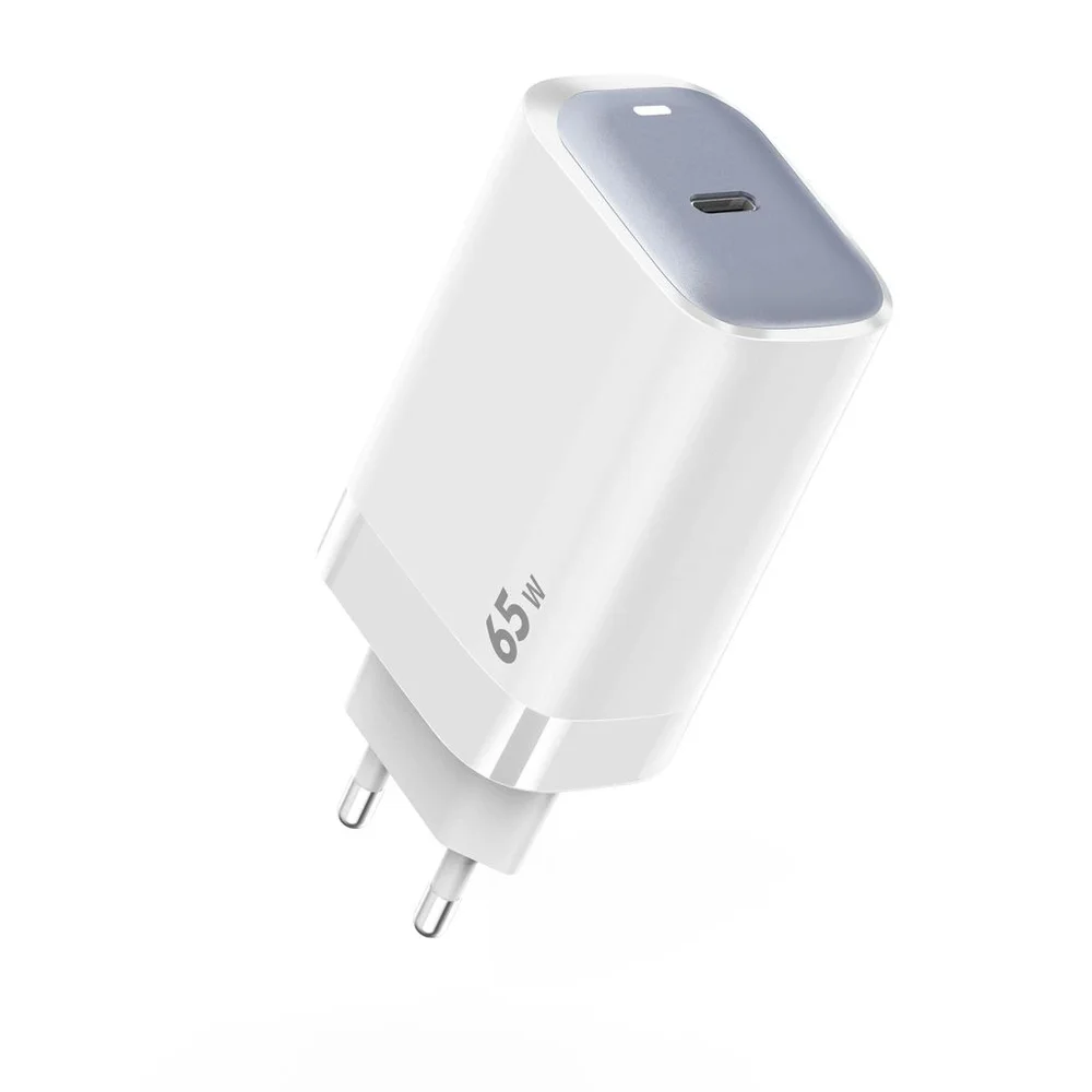 SiGN USB-C GaN Vegglader PD 65W, Hvit SiGN USB-C GaN Vegglader PD 65W, Hvit