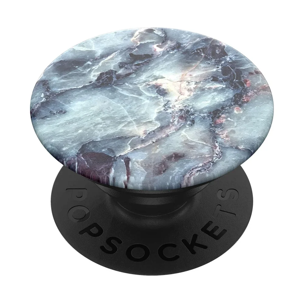 PopSockets PopGrip Mobilholder / stativ med avtakbar topp, Blue Marble