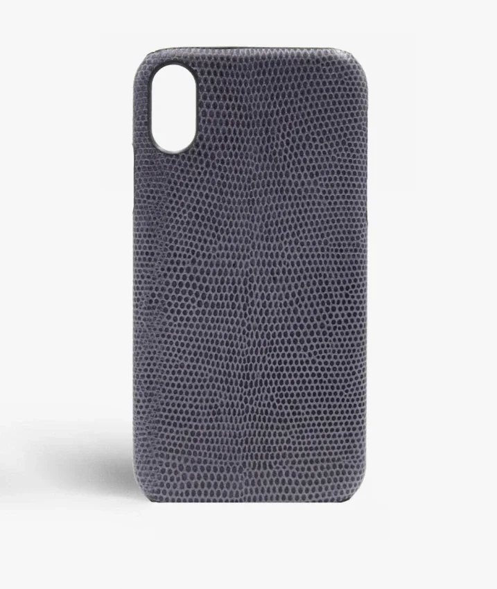 The Case Factory iPhone Xs Max Deksel Lizard Perla