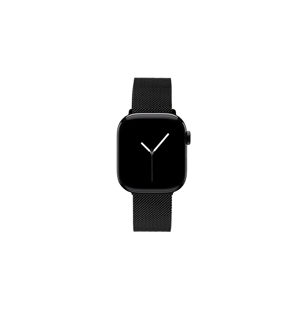iDeal Of Sweden Apple Watch Series 4-6 44mm Milanese-armbånd, Iconic Black
