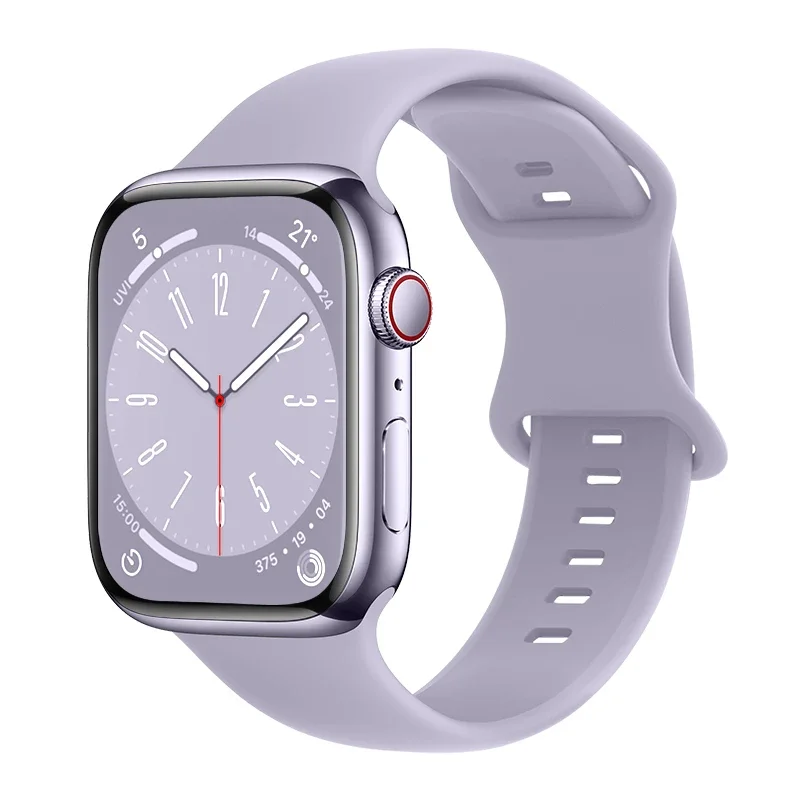 Apple Watch Series 7 41mm Reim i silikon, Lilla