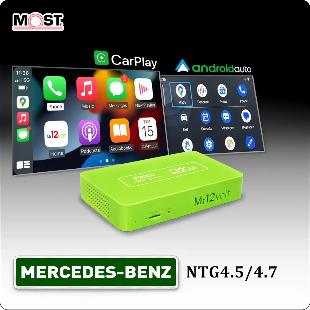 Mr12volt Trådløs CarPlay/Android Auto v:1827944