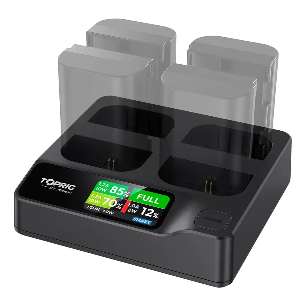 Accsoon Hurtiglader TopRig 100W 4-Bay v:5221544 Accsoon Hurtiglader TopRig 100W 4-Bay v:5221544