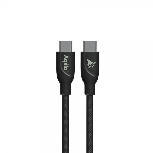 Aqiila Kabel Cablebird CB12 USB-C/USB-C 240W 2m Svart v:3252228 Aqiila Kabel Cablebird CB12 USB-C/USB-C 240W 2m Svart v:3252228
